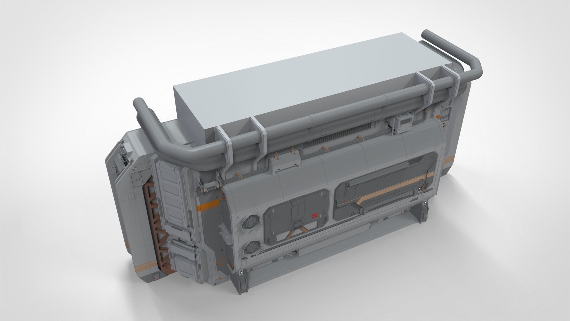 Sci Fi Modular Environment 2 3D model_7