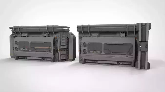 Sci Fi Modular Environment 2 3D model Sci Fi Modular Environment 2 3D model
