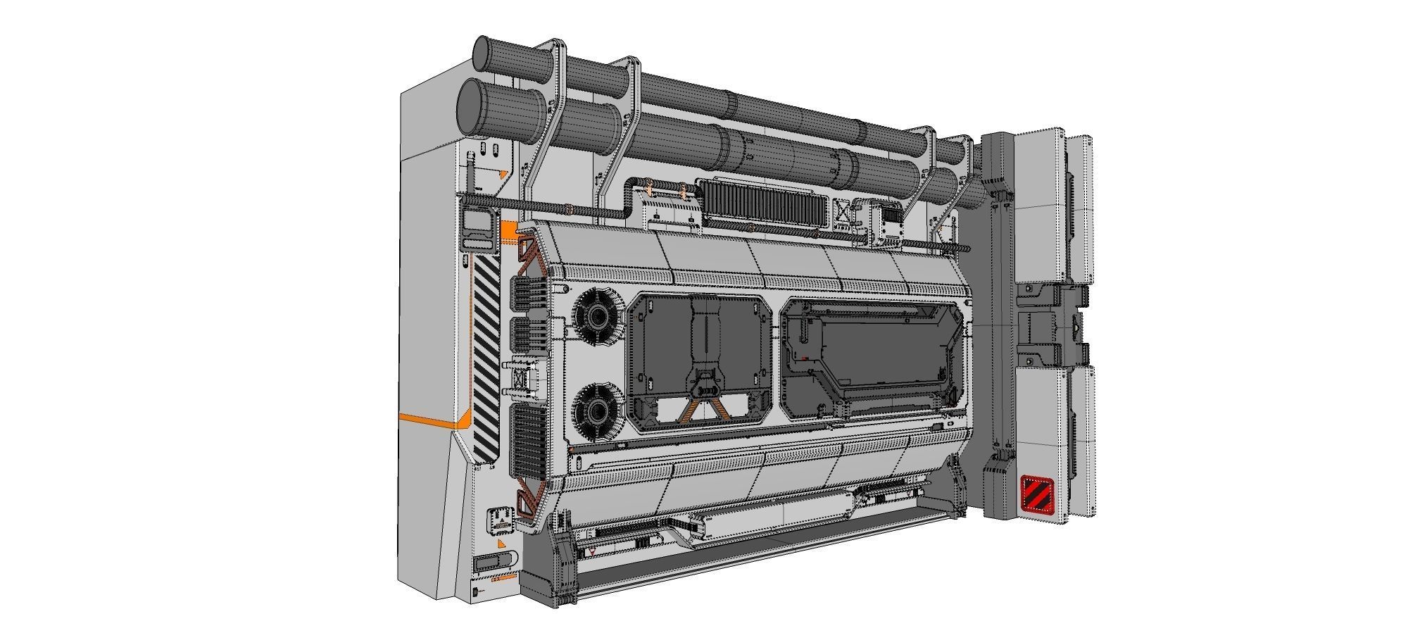 Sci Fi Modular Environment 2 3D model_36