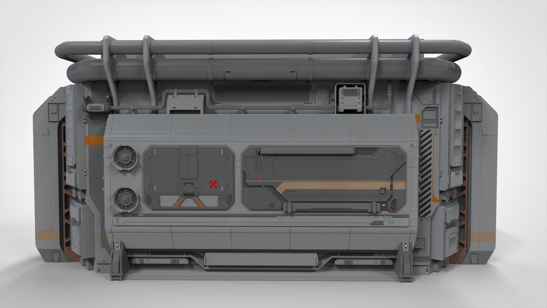 Sci Fi Modular Environment 2 3D model_3