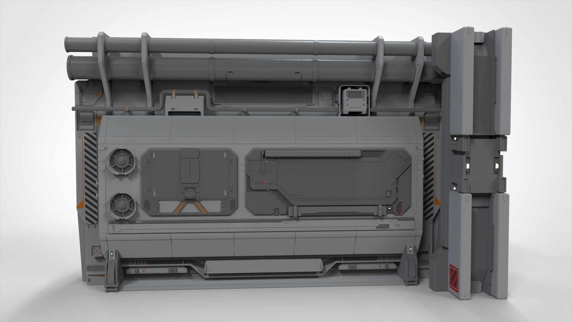 Sci Fi Modular Environment 2 3D model_16