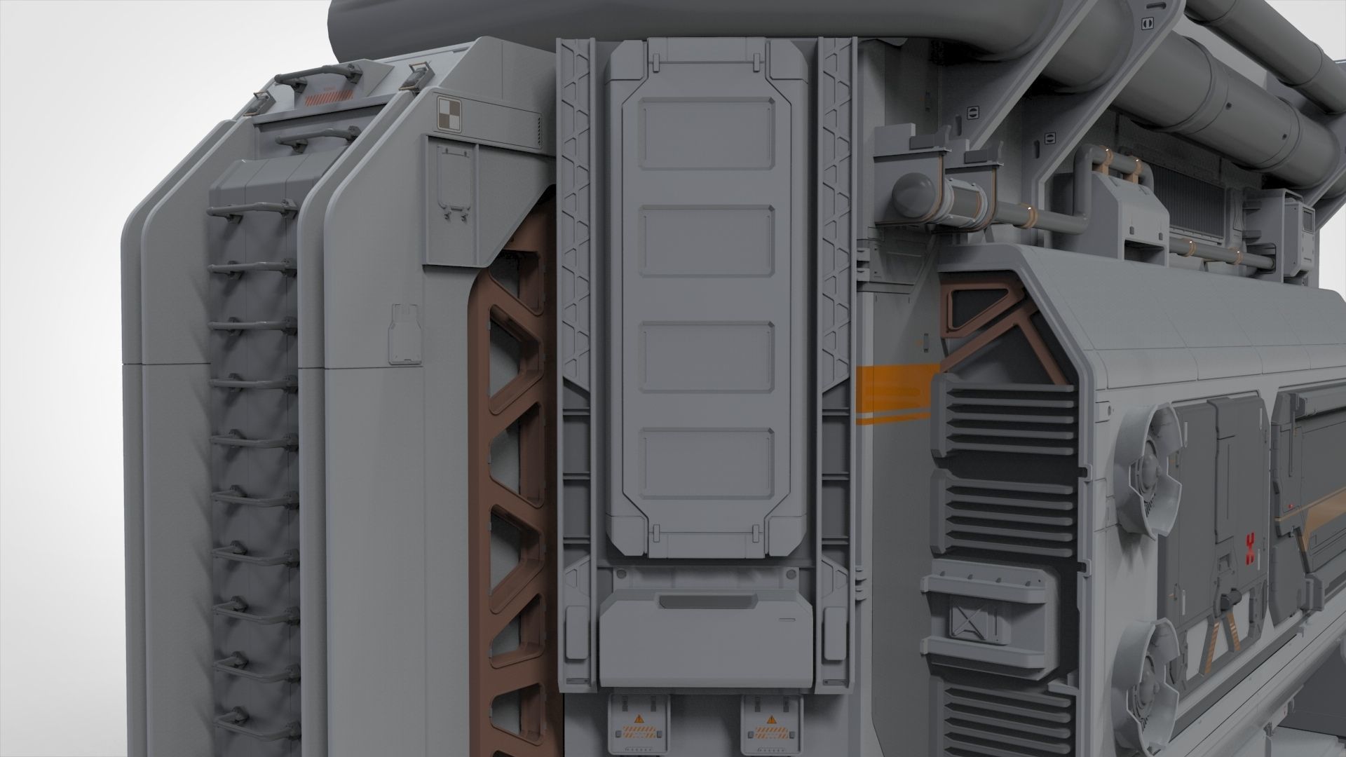 Sci Fi Modular Environment 2 3D model_12