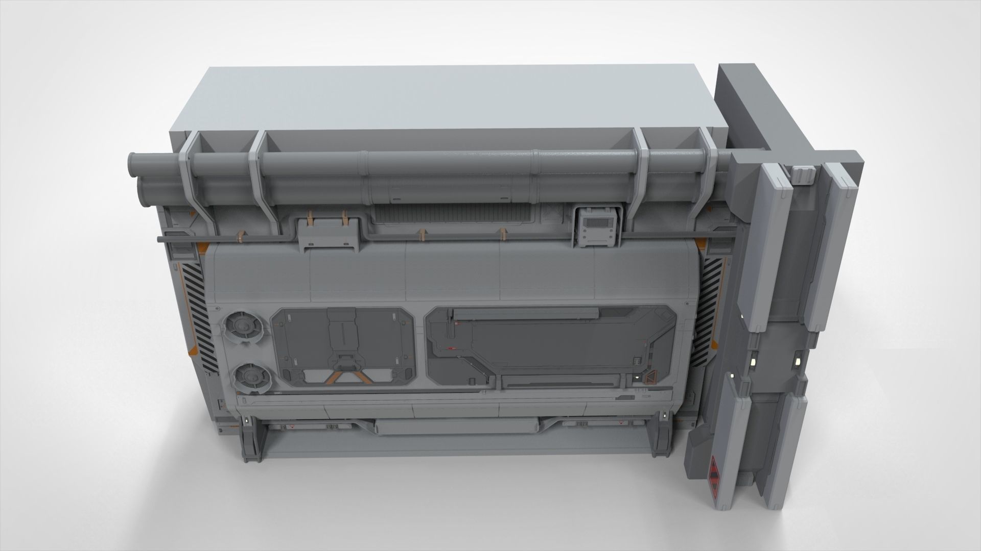 Sci Fi Modular Environment 2 3D model_17