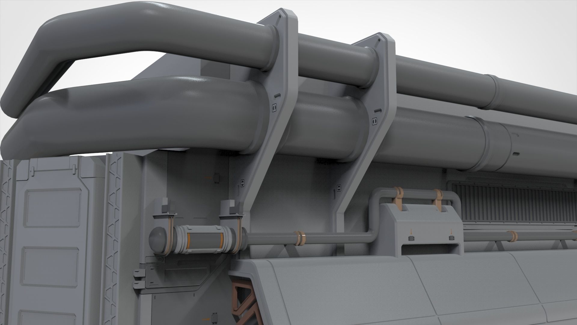 Sci Fi Modular Environment 2 3D model_11