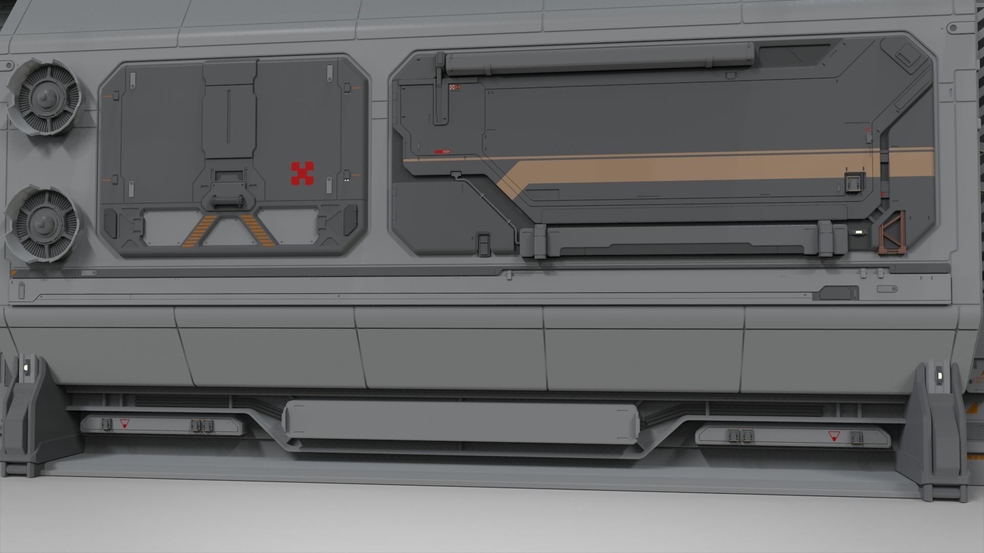 Sci Fi Modular Environment 2 3D model_10