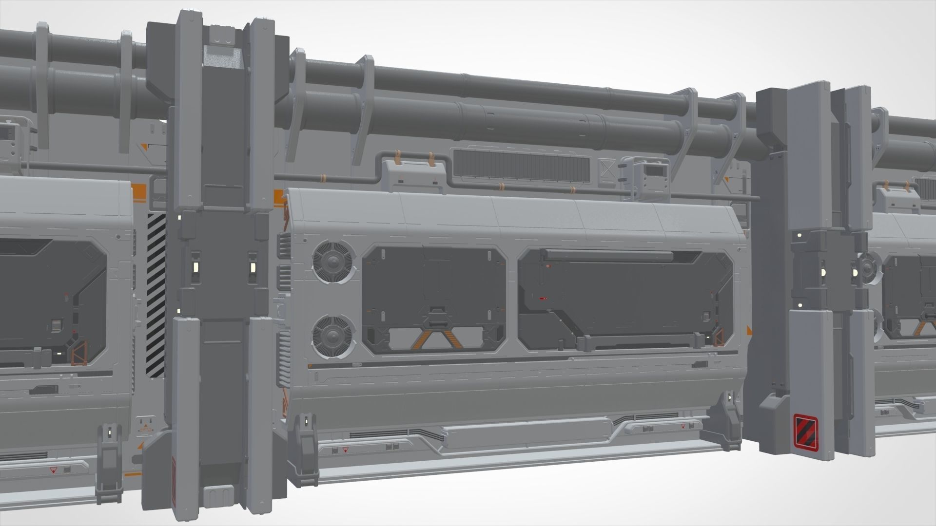 Sci Fi Modular Environment 2 3D model_25