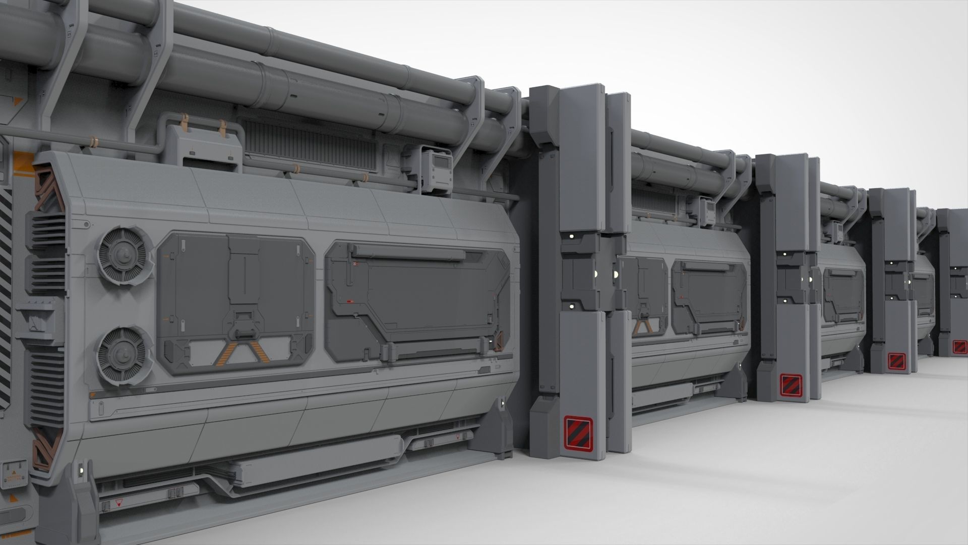 Sci Fi Modular Environment 2 3D model_22