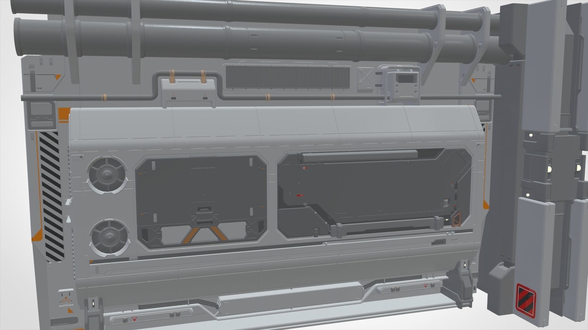 Sci Fi Modular Environment 2 3D model_19