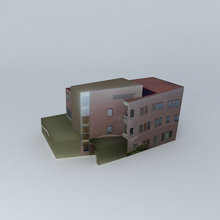 Fortis Bank NV building Free 3D model_2