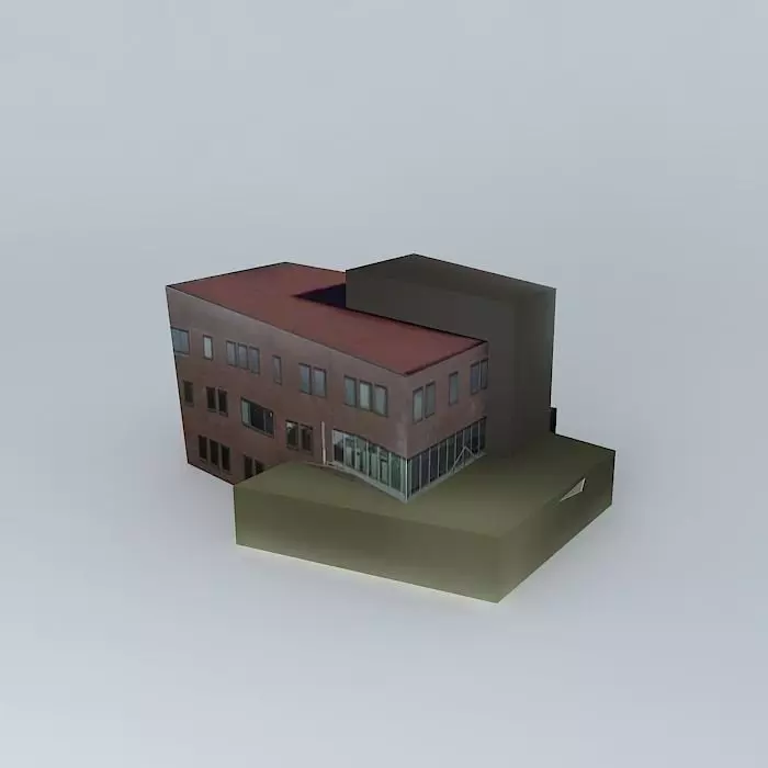 Fortis Bank NV building Free 3D model_0