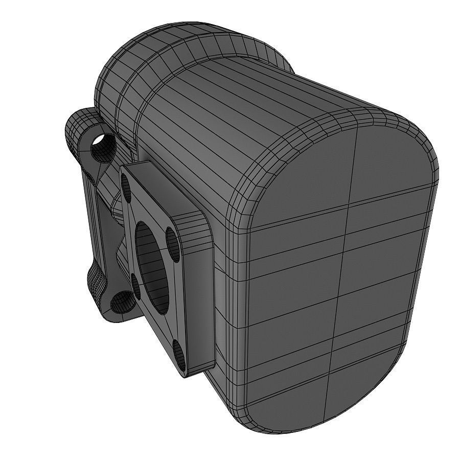 3D Gear pump 3D model_4
