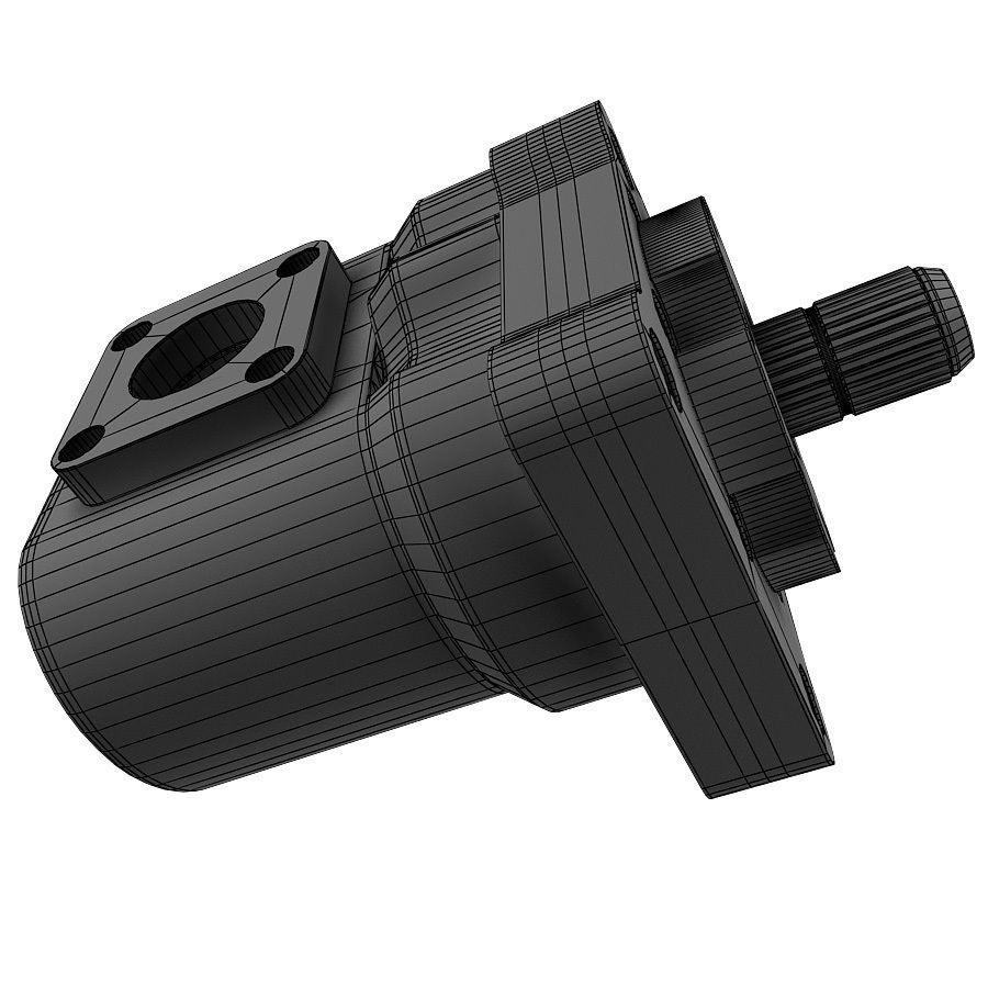 3D Gear pump 3D model_6