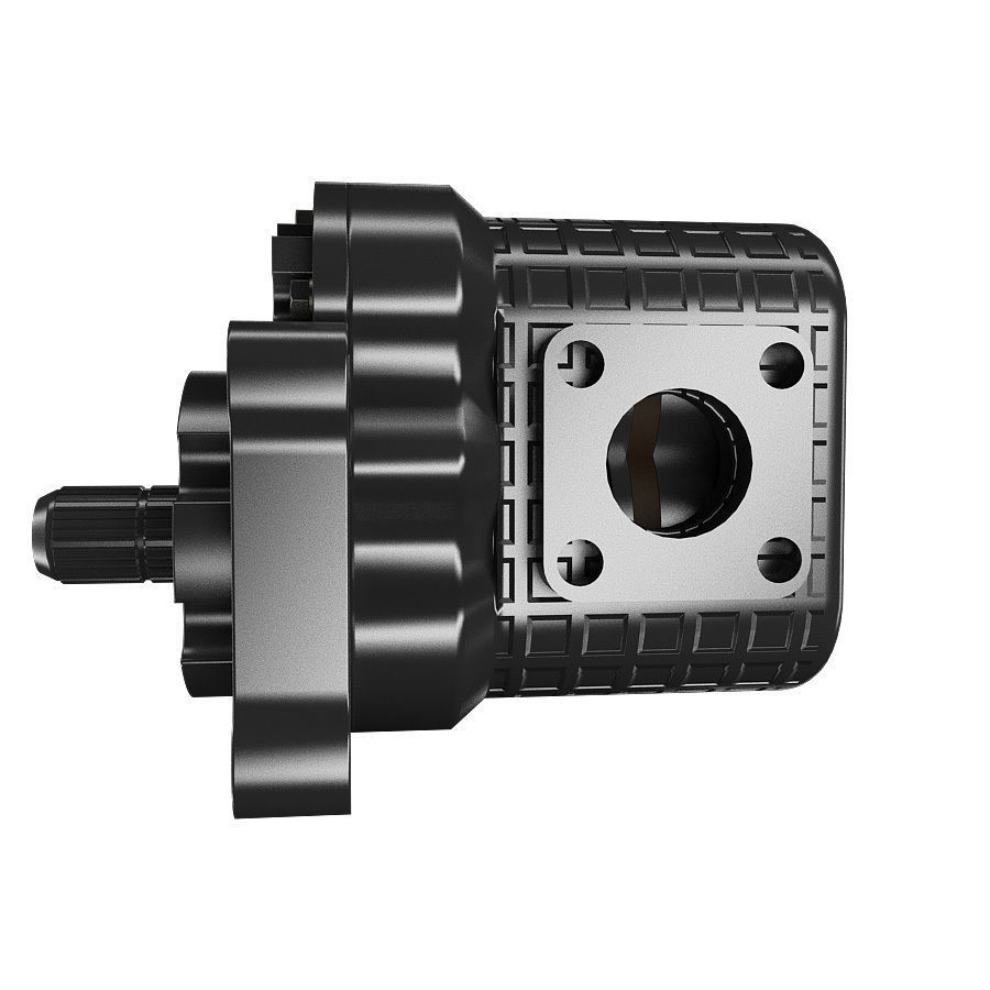 3D Gear pump 3D model_3