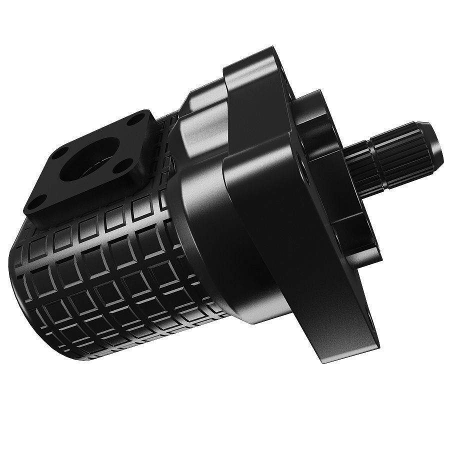 3D Gear pump 3D model_7