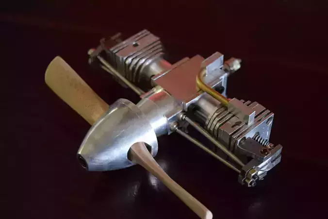 Boxer Air model engine