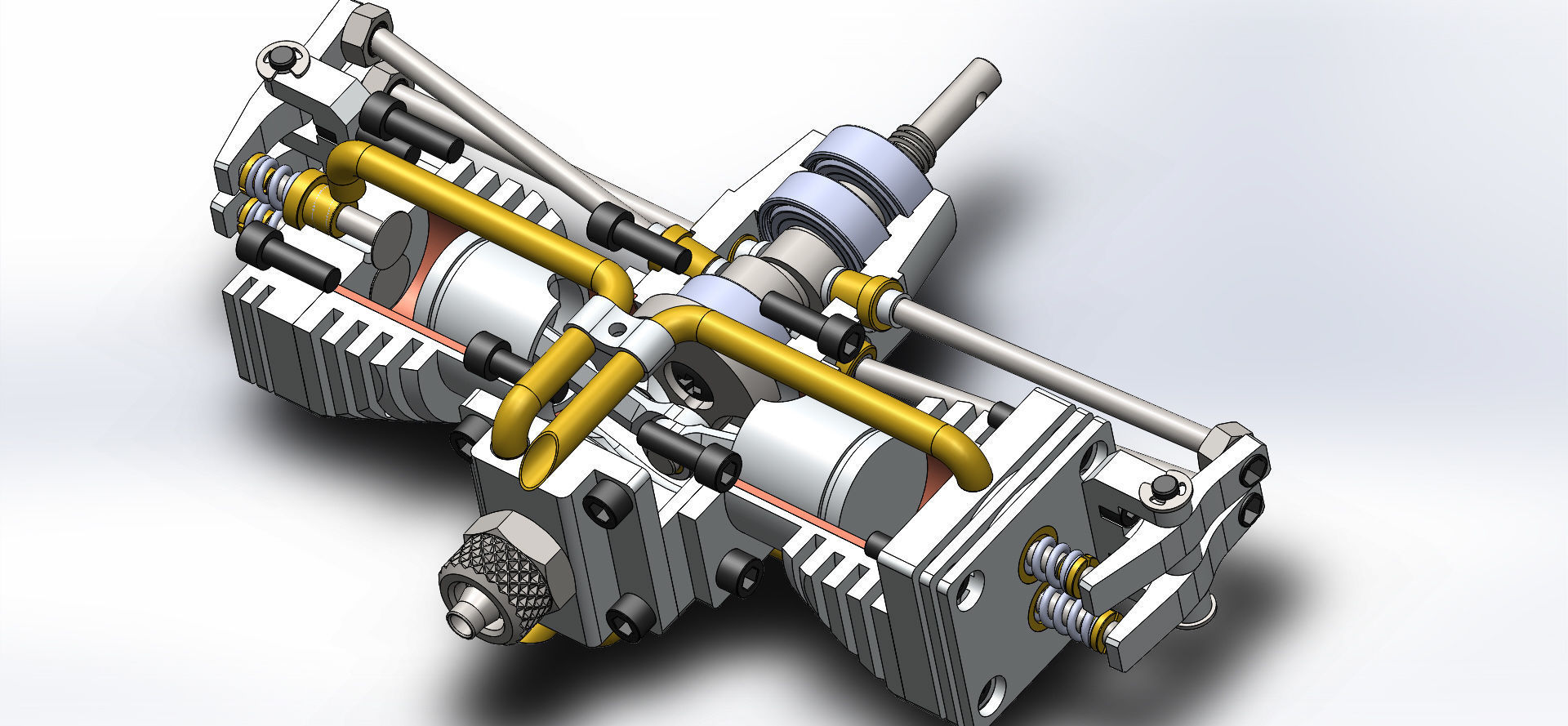 Boxer Air model engine 3D model_5