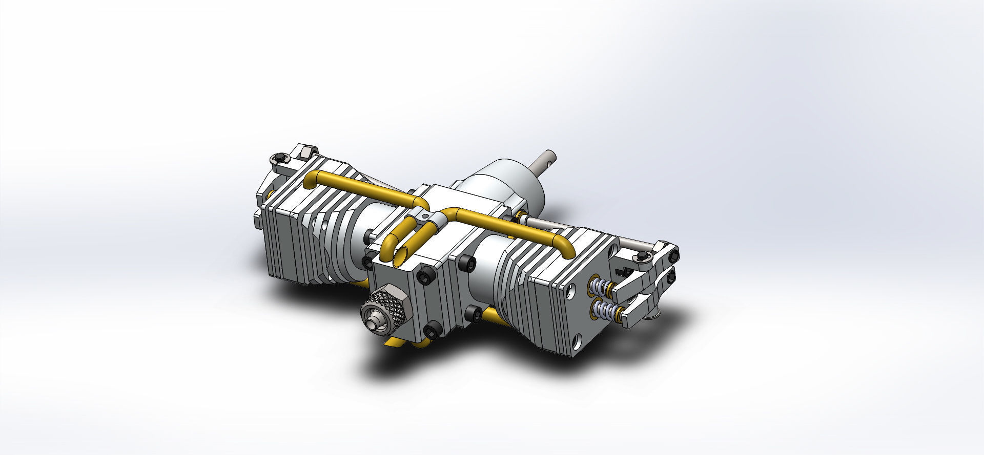 Boxer Air model engine 3D model_3