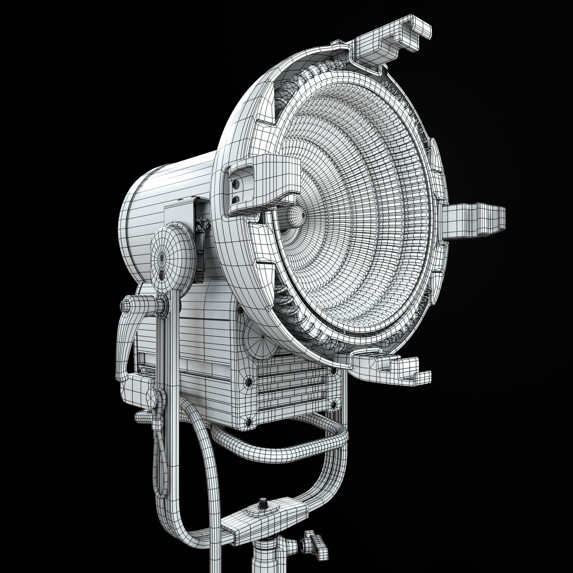 ARRI M18 daylight  lamphead 3D model_4