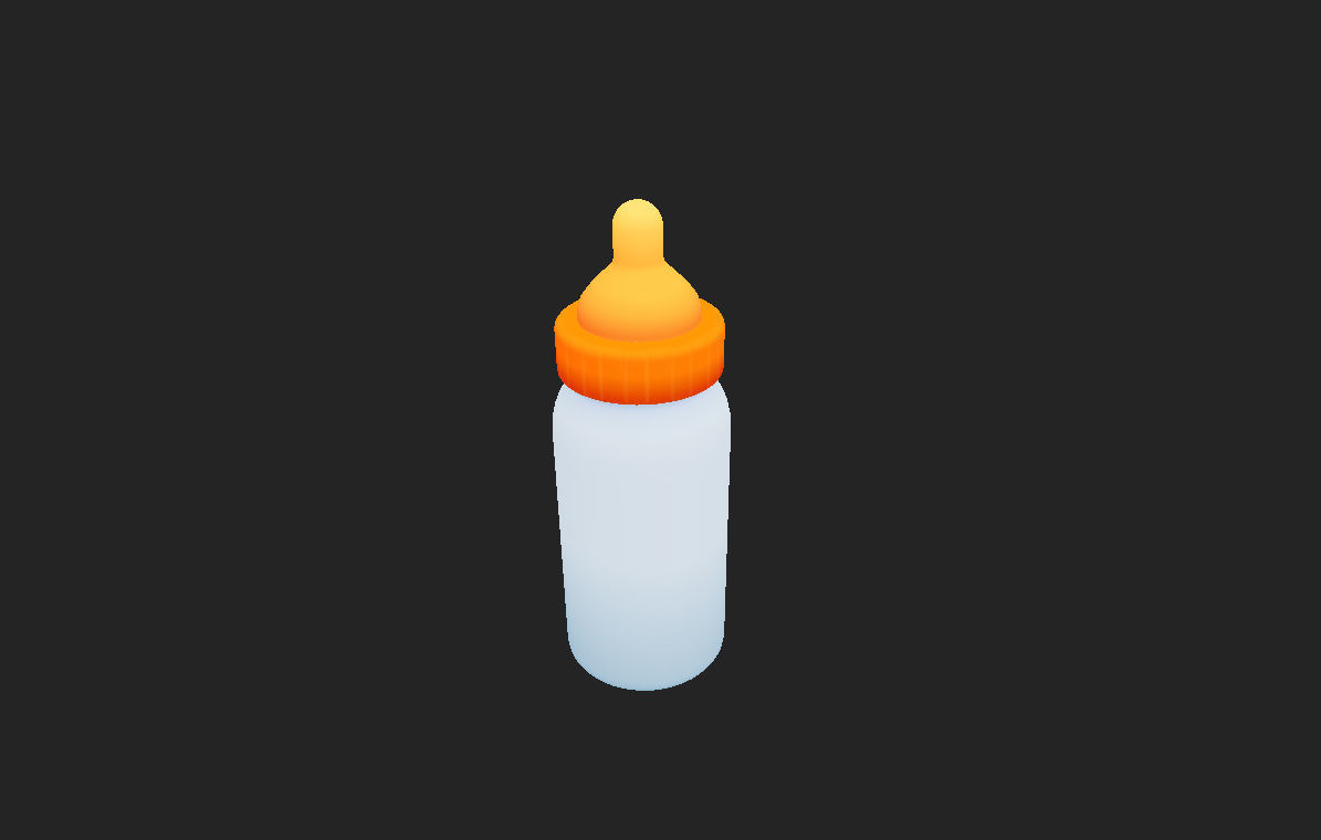 Baby Bottle 3D model_2