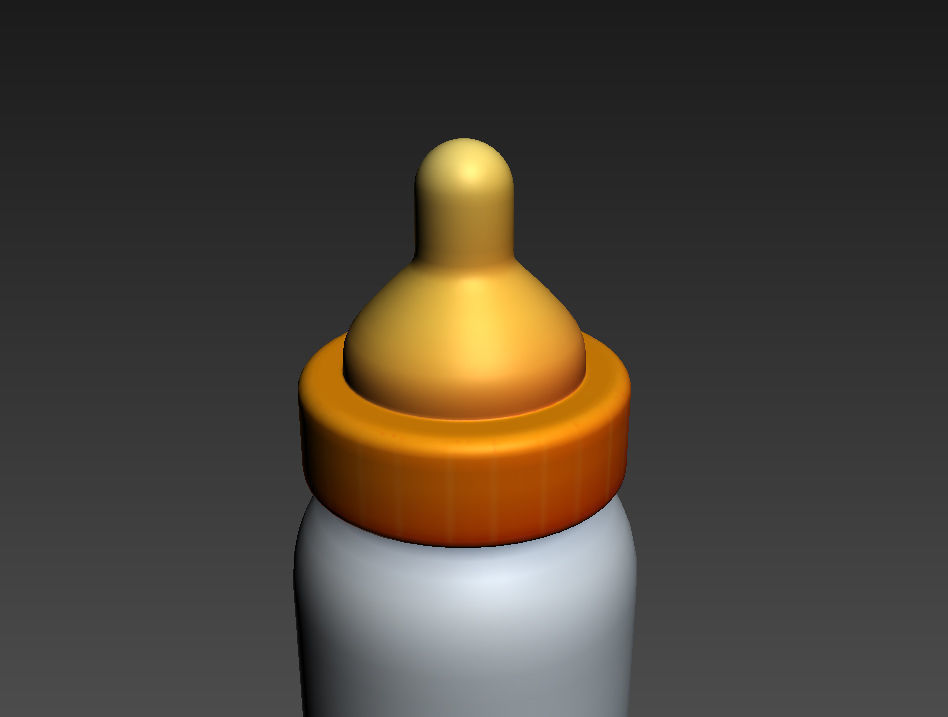 Baby Bottle 3D model_9