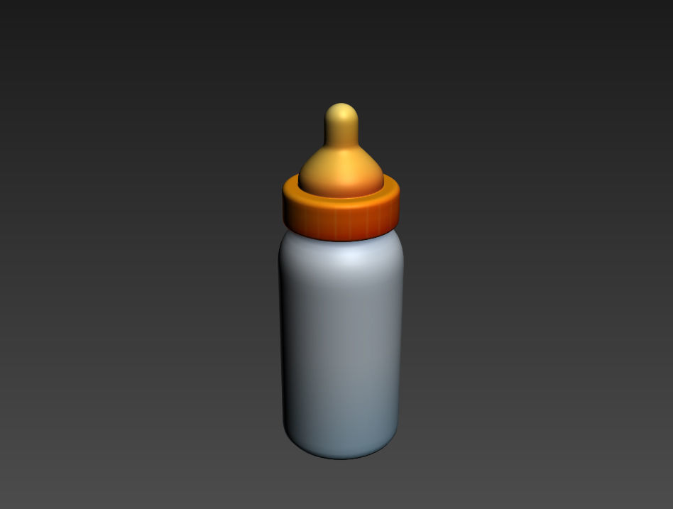 Baby Bottle 3D model_6