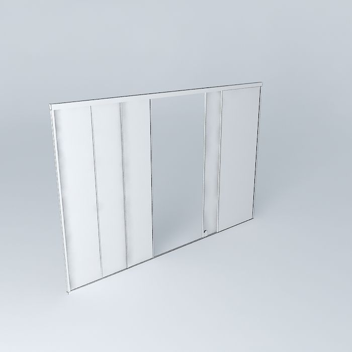 Glass window Free 3D model_3