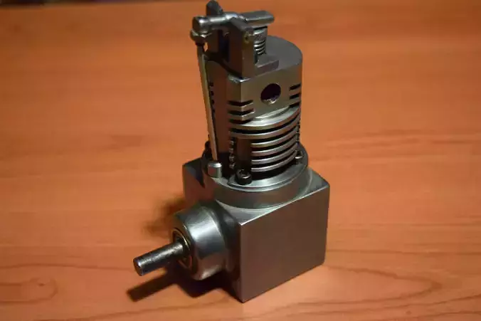 One cylinder air engine