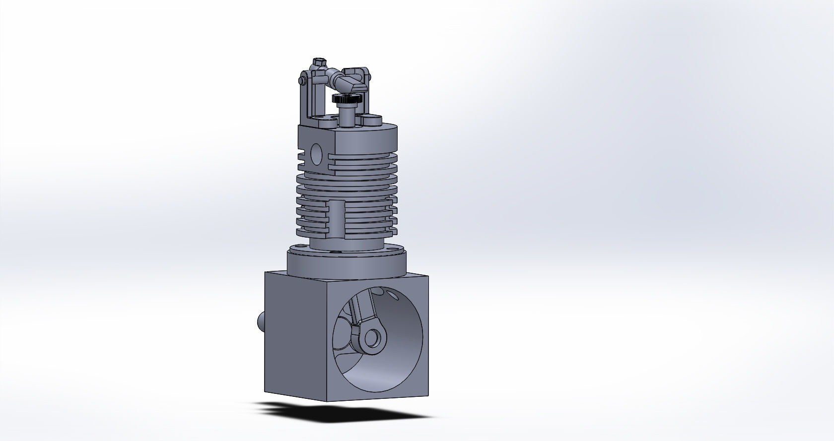 One cylinder air engine 3D model_3