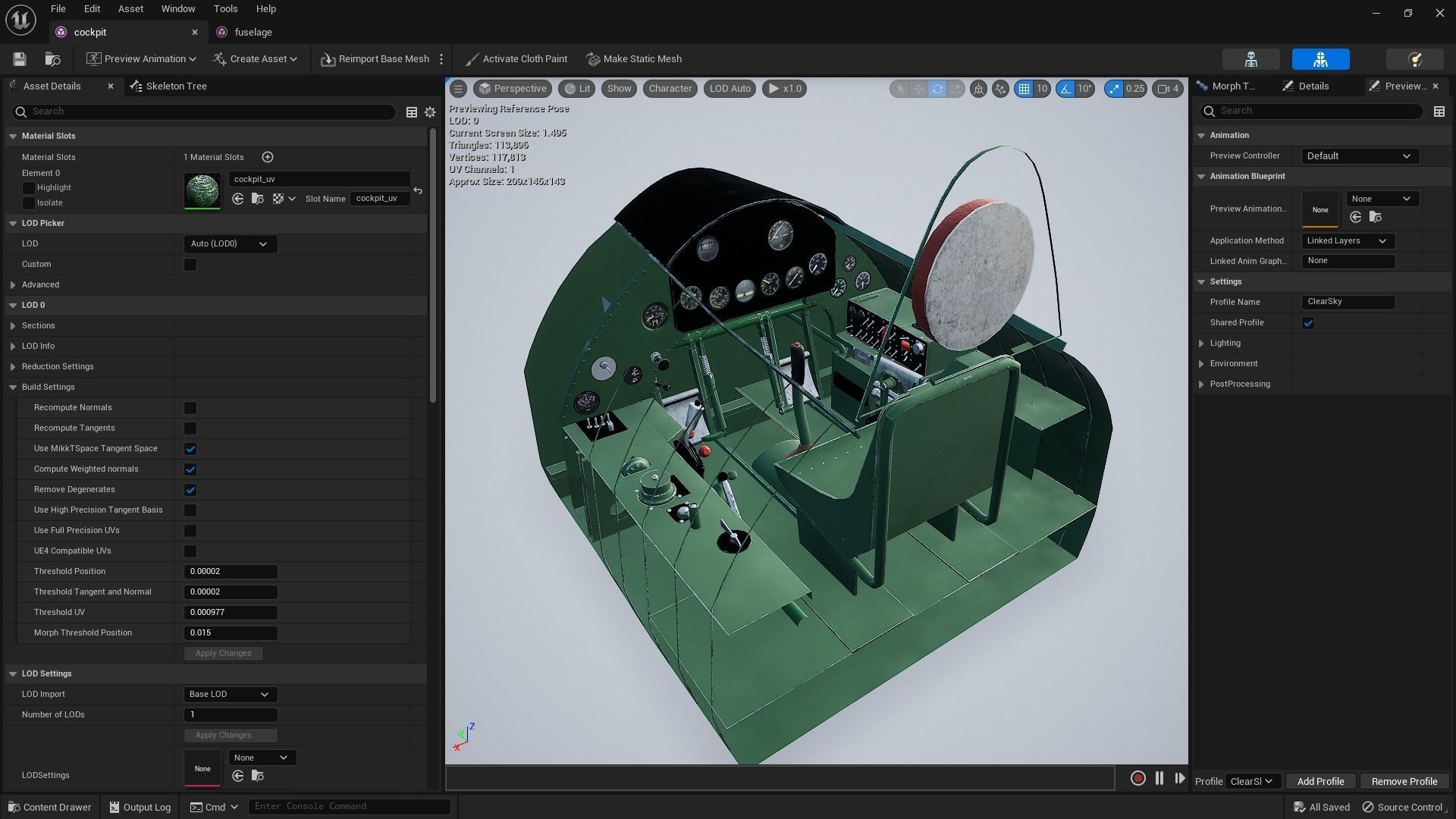 F4F-3 WILDCAT VMF-222 Low-poly 3D model_28
