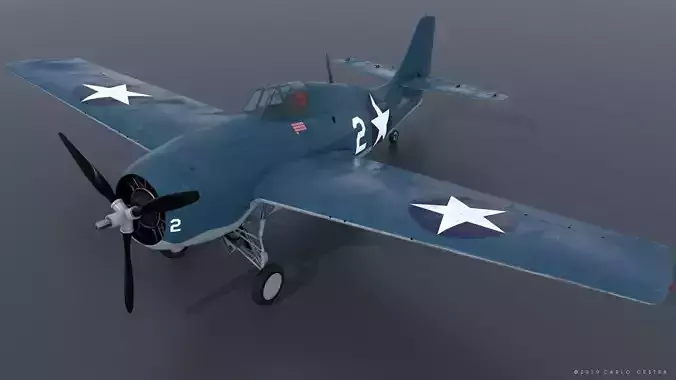 F4F-3 WILDCAT VMF-222