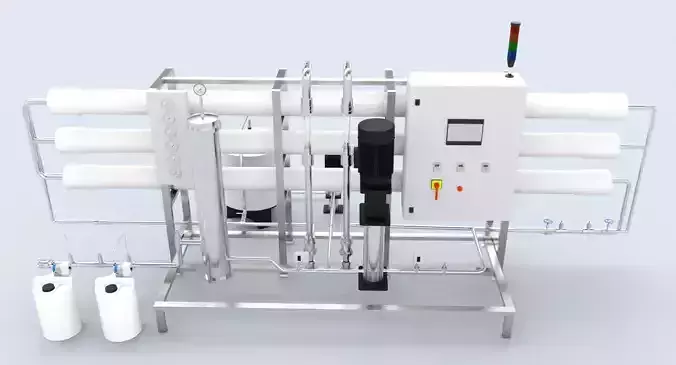 Reverse Osmosis RO Unit 3D model