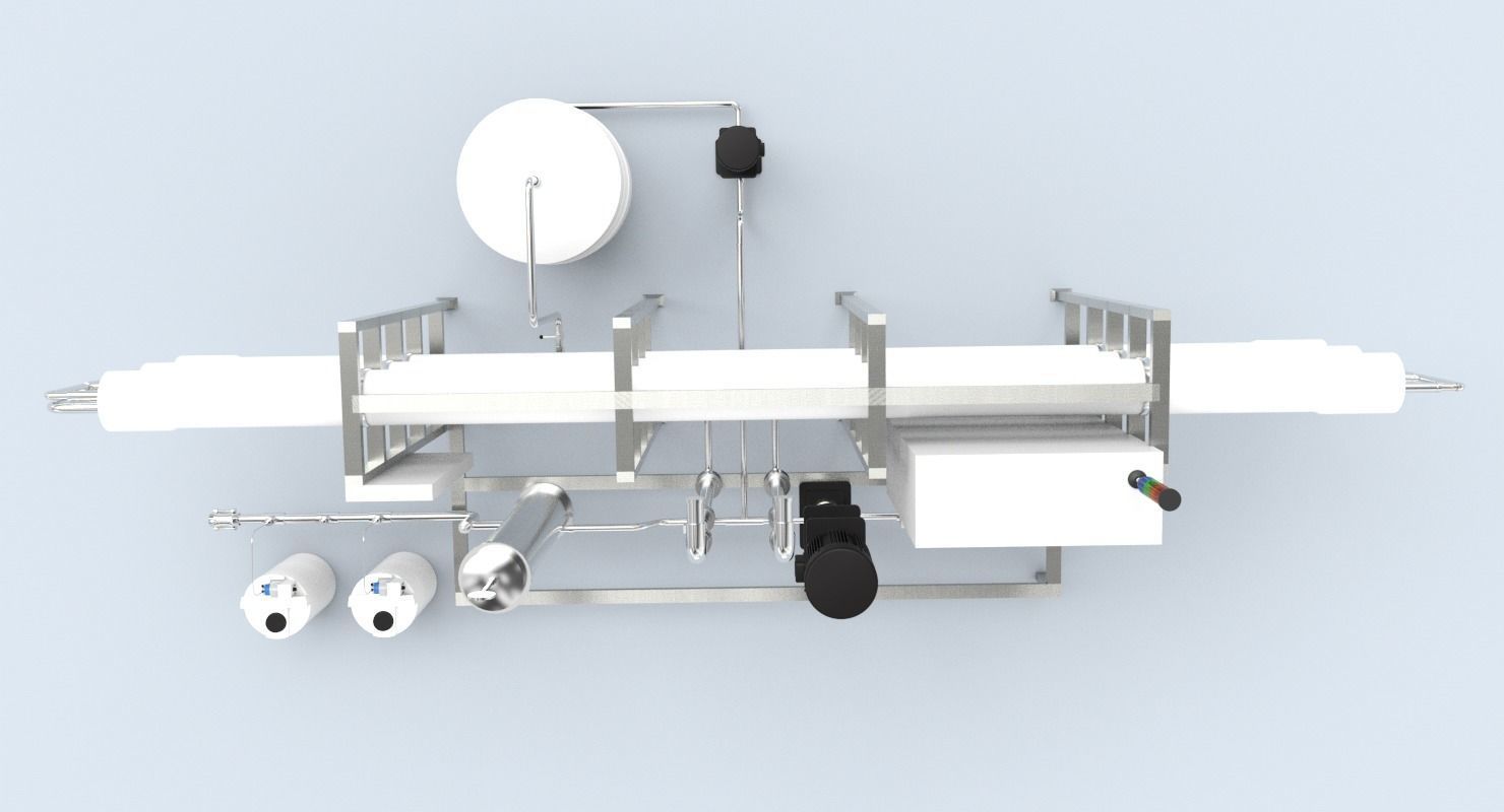 Reverse Osmosis RO Unit 3D model_5