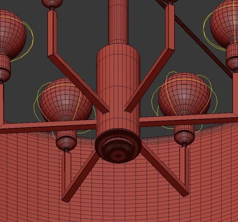 Cromwell Chandelier 3D model_7