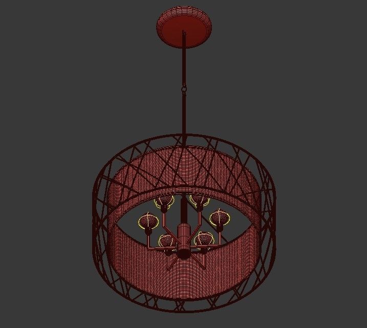 Cromwell Chandelier 3D model_1