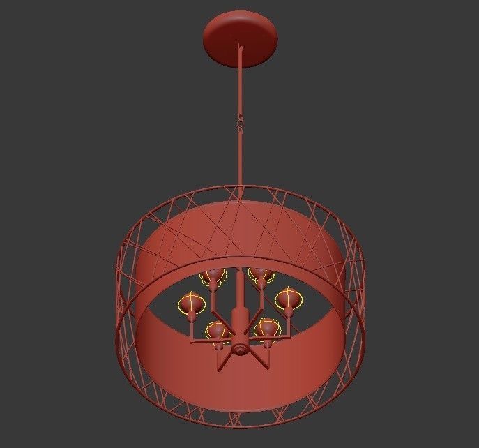 Cromwell Chandelier 3D model_3