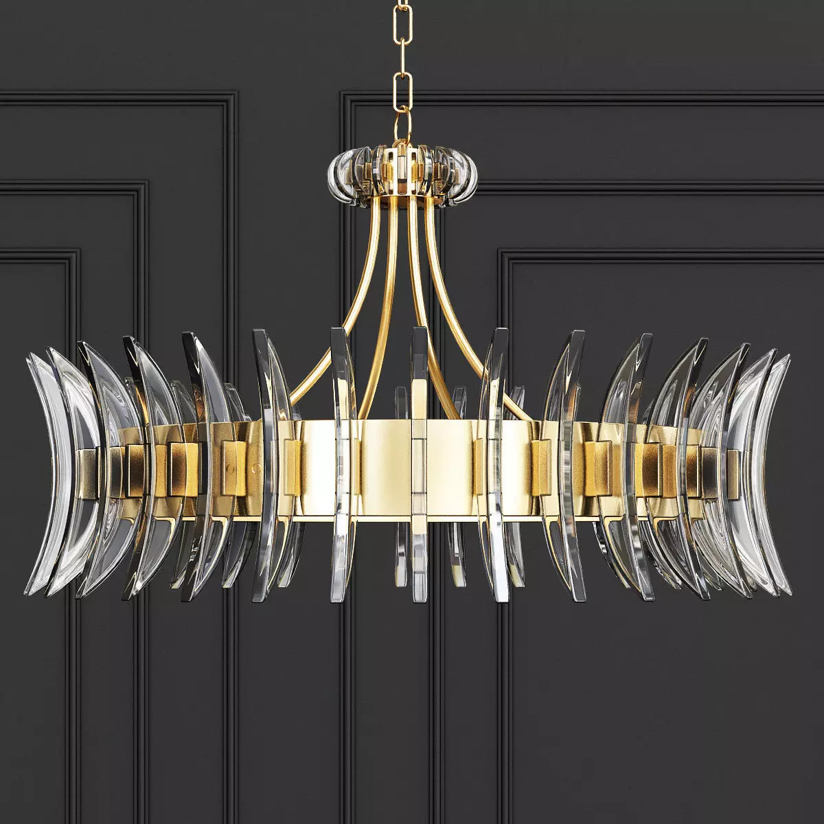 Coquette Chandelier 3D model_0