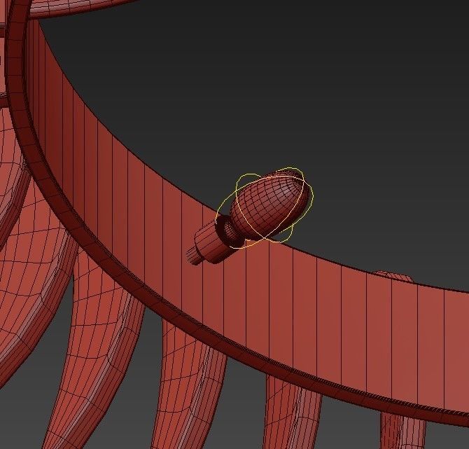 Coquette Chandelier 3D model_6