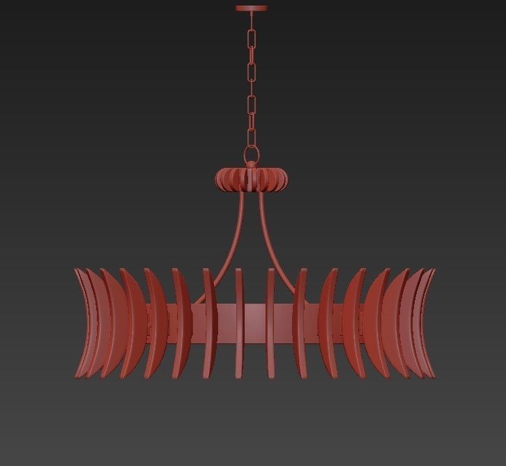 Coquette Chandelier 3D model_2