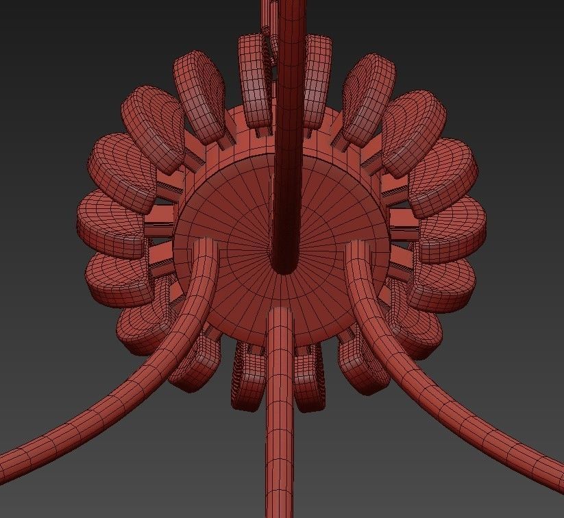 Coquette Chandelier 3D model_7