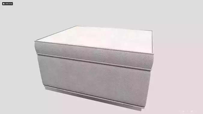 Footstool storage ottoman