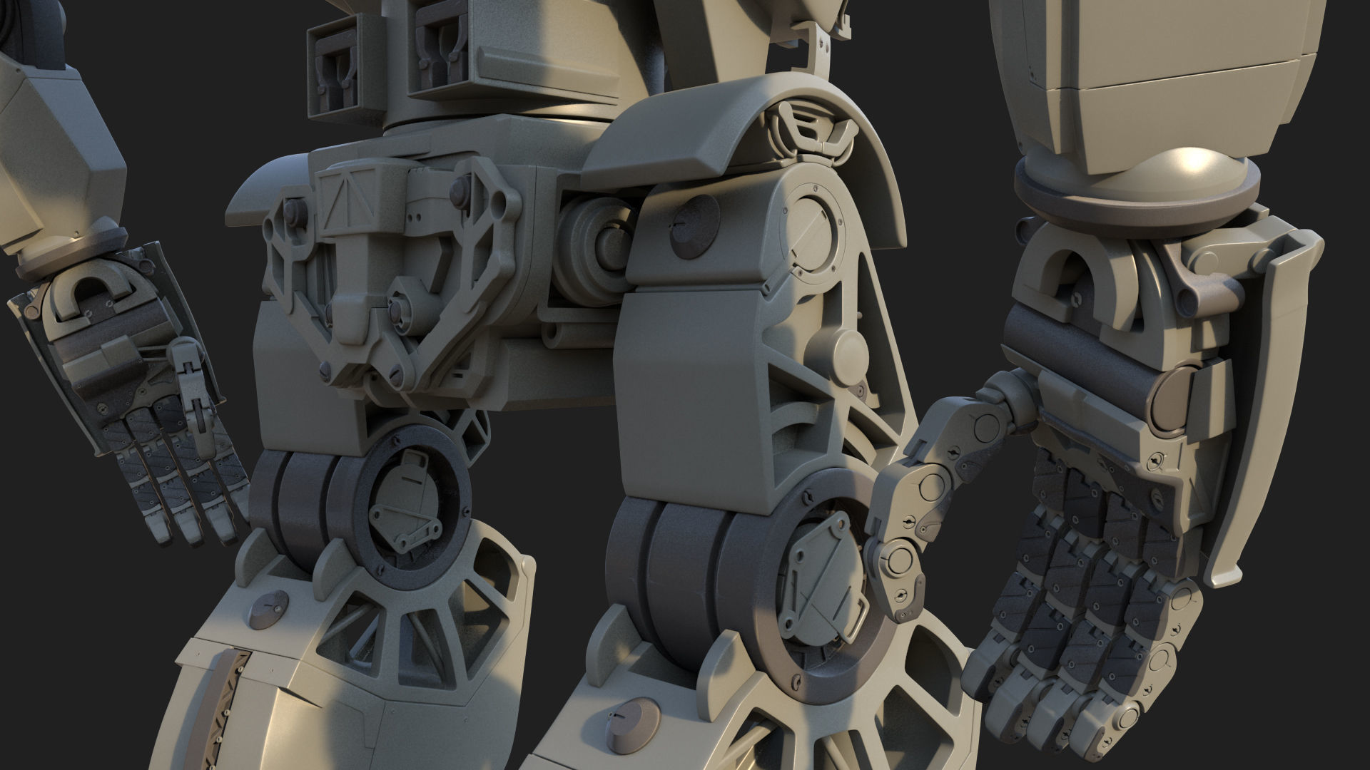 Avatar AMP suit - Mecha Exoskeleton 3D model_4
