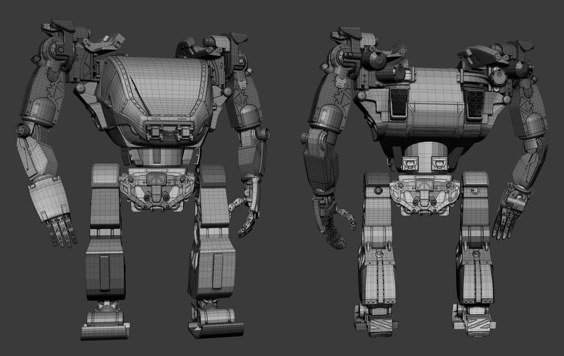 Avatar AMP suit - Mecha Exoskeleton 3D model_5