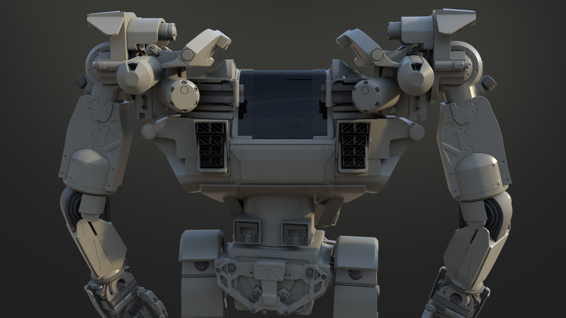 Avatar AMP suit - Mecha Exoskeleton 3D model_3