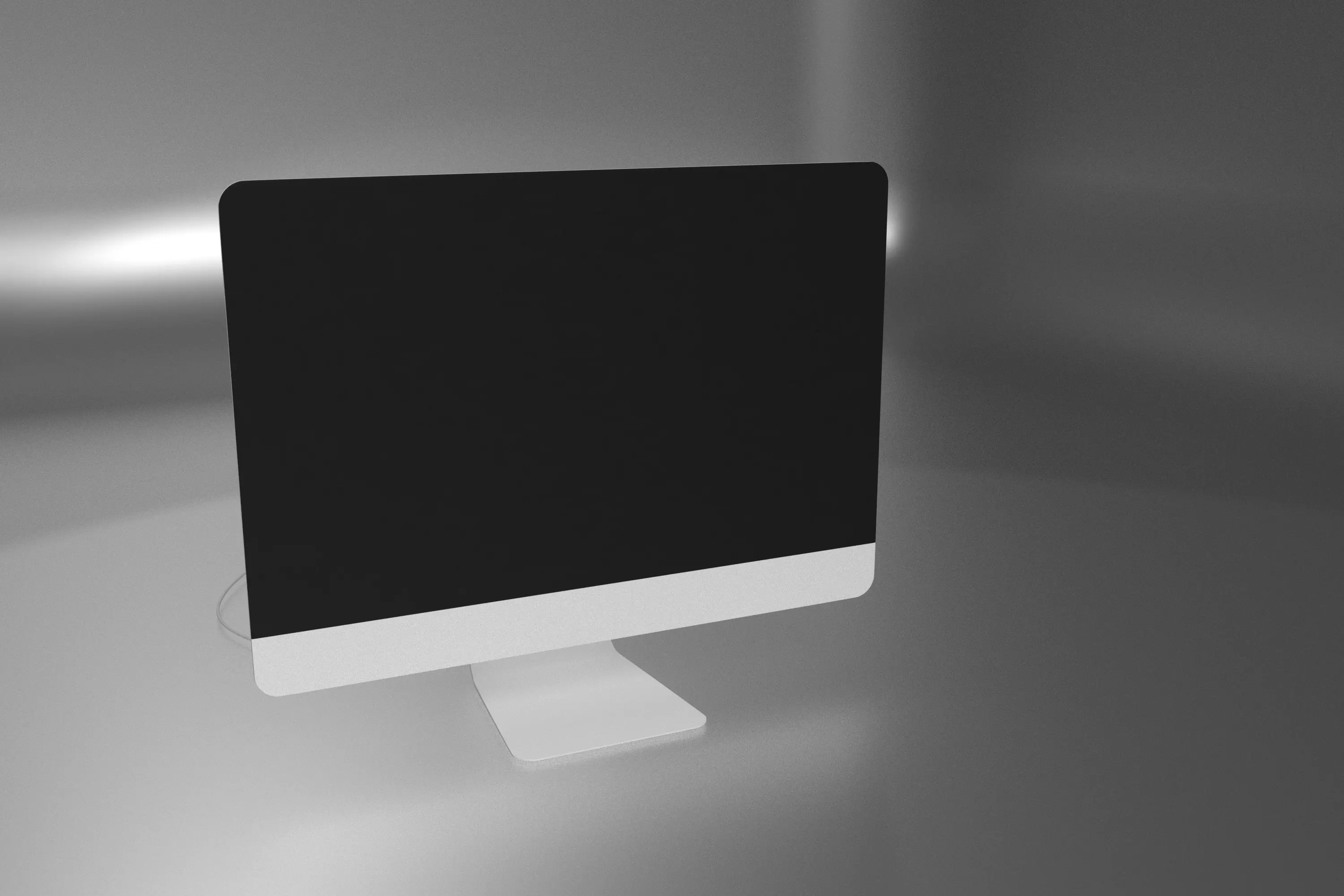 Modern Computer 3D Model Low-poly 3D model
