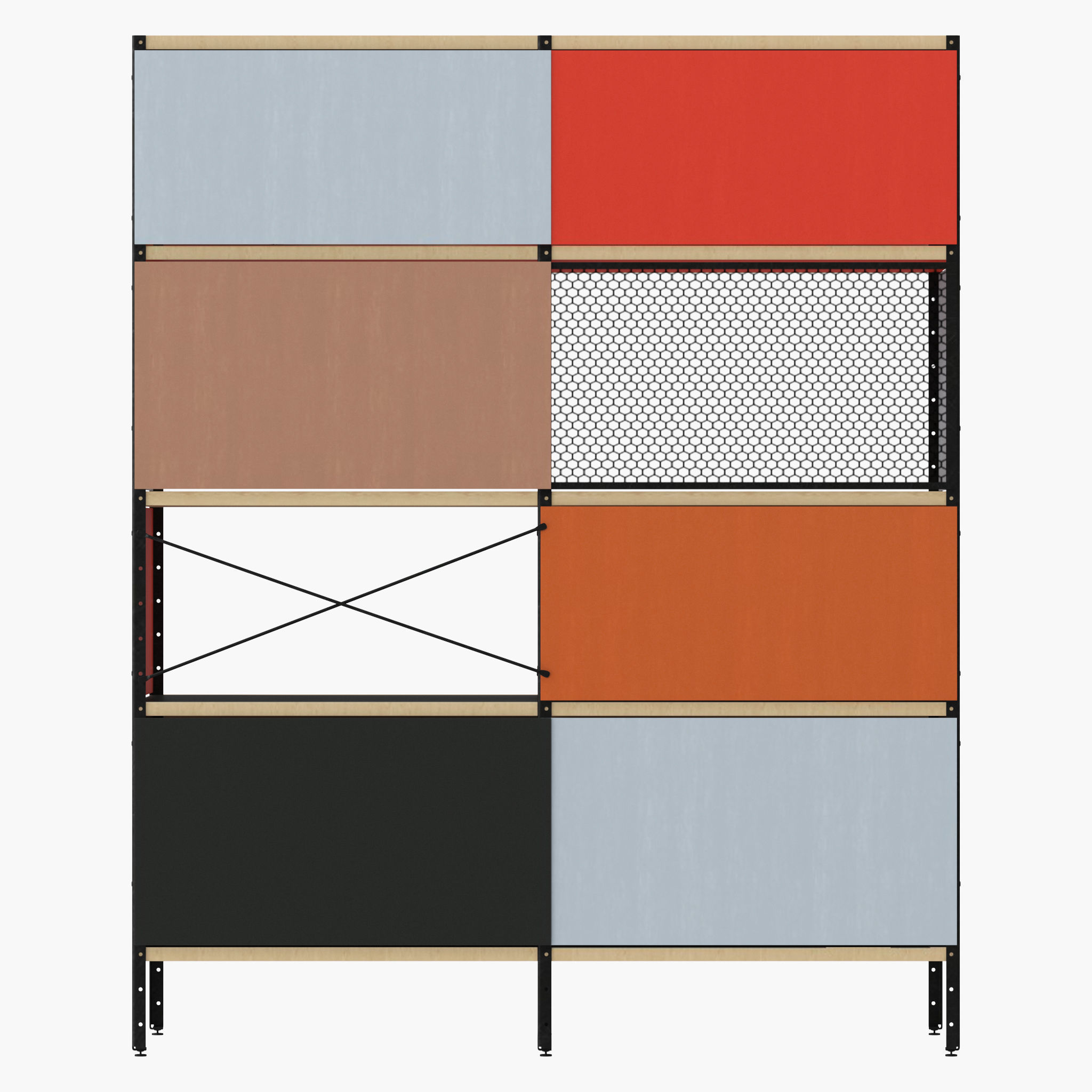 Eames Storage Unit ESU Bookcase 3D model_4