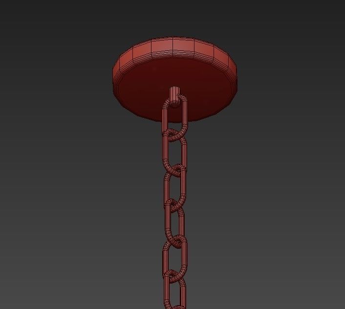 Eyelash Chandelier  Small 3D model_7