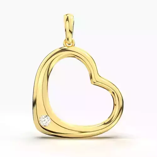HEART DIAMOND PENDANT
