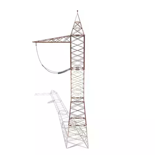 Electricity Pole 6 Weathered