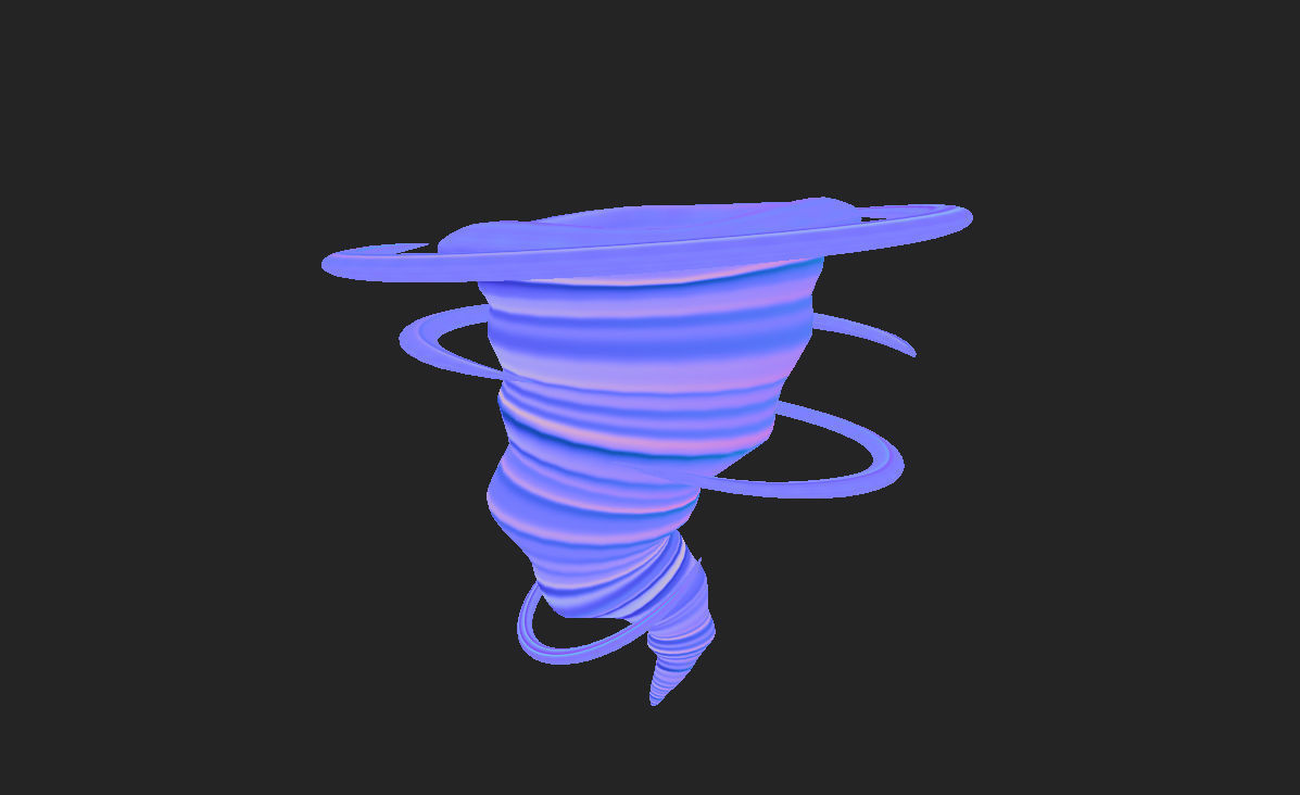 Tornado 3D model_3