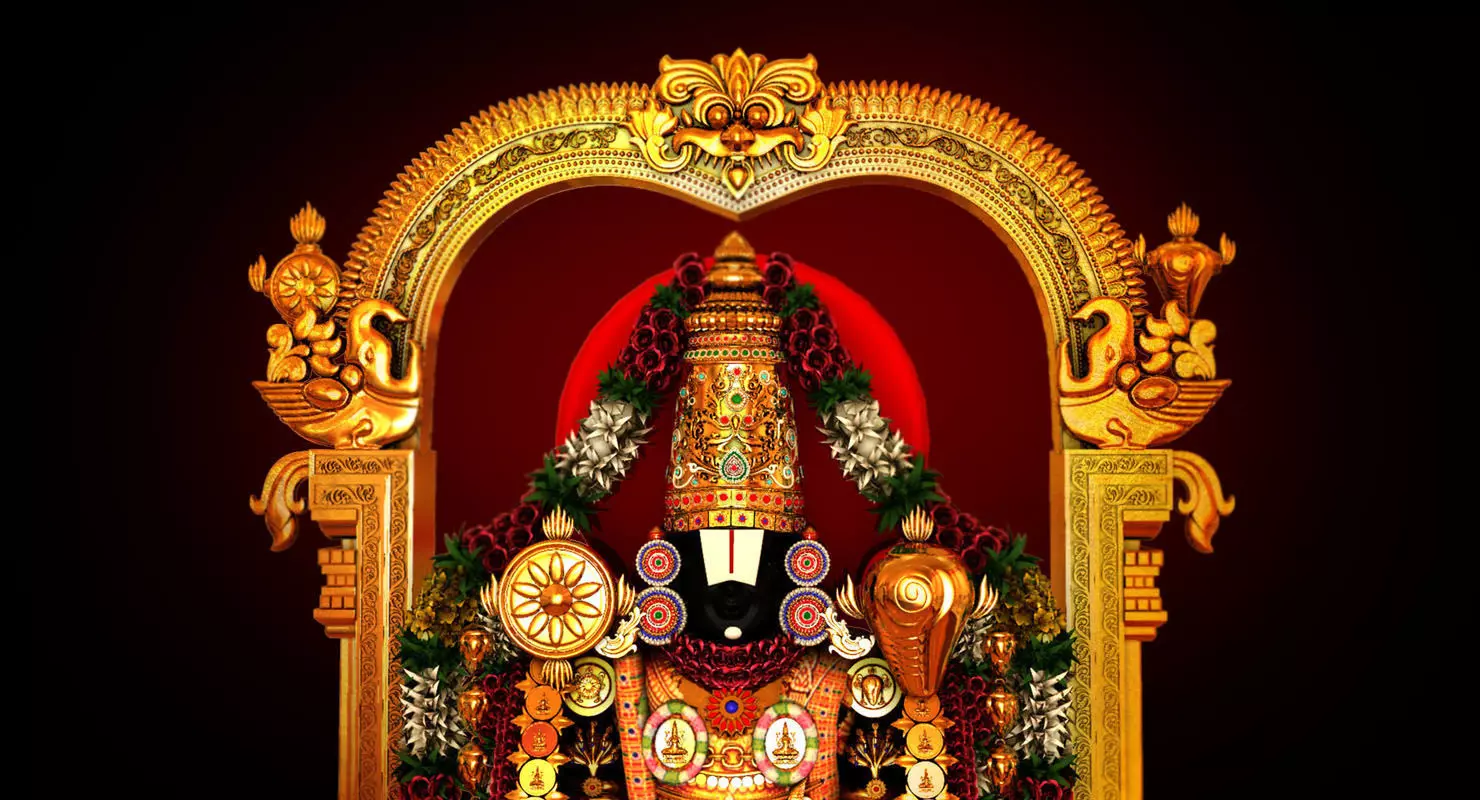 god thirupathi Venkateswara balaji 3D model